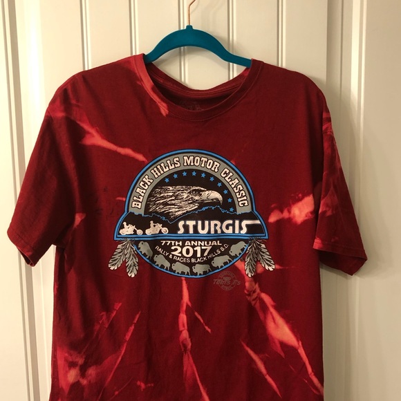 Bleach dyed rally T-shirt - Picture 1 of 2